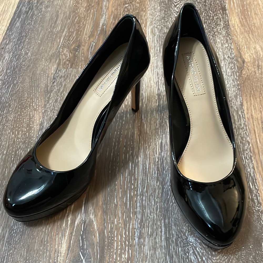 antonio melani black heels